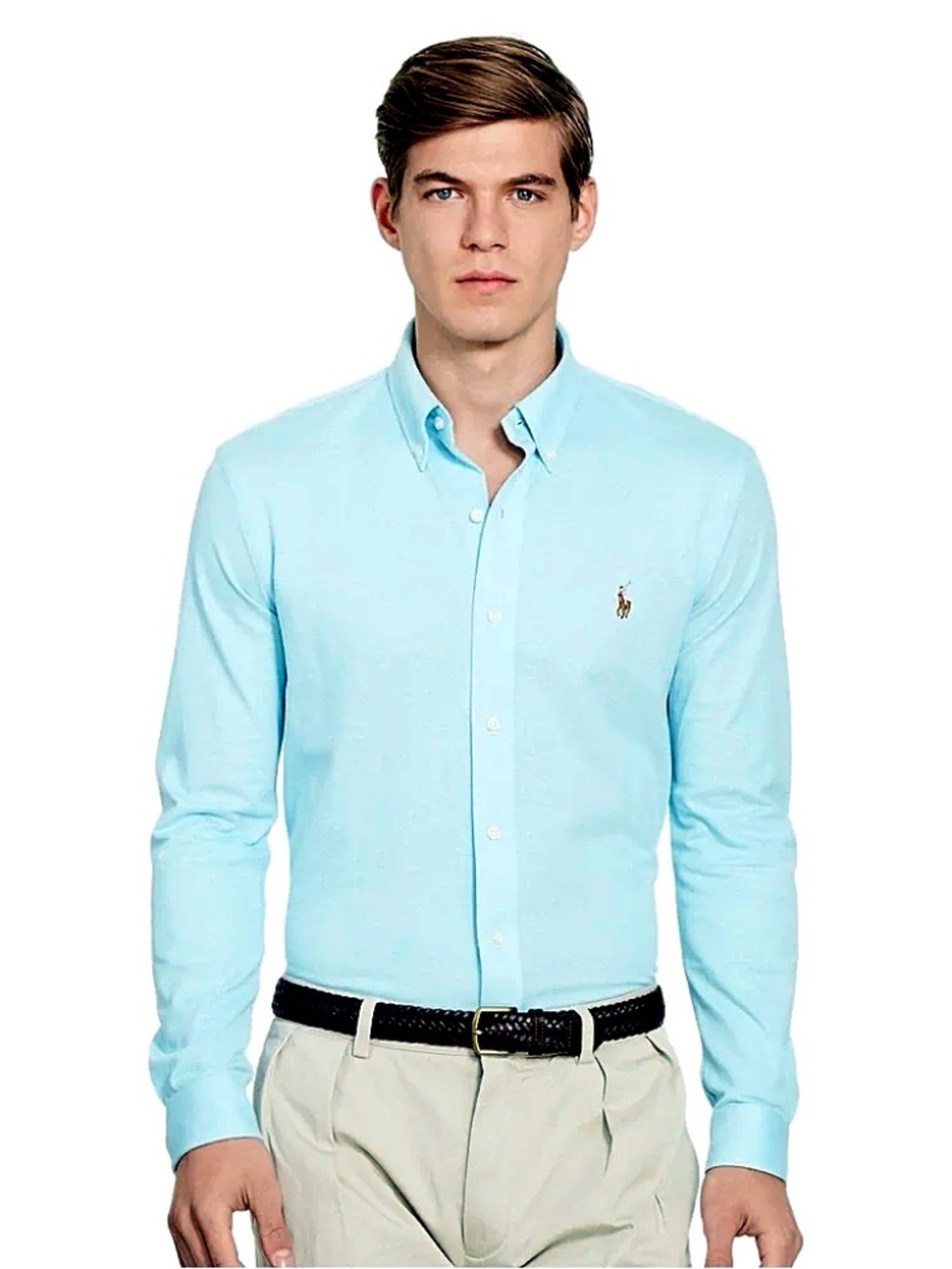 Polo Ralph Lauren Mens XL Light Blue Oxford Button Down Pony Logo